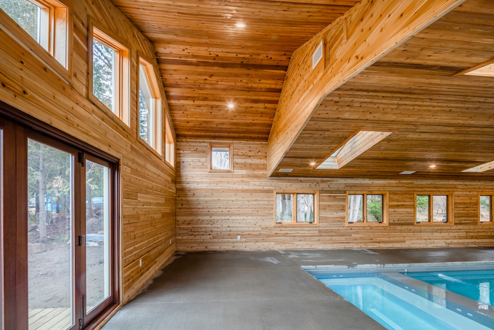 Case Study: A Stunning Pool Room to Match its Ravine-Side View 1