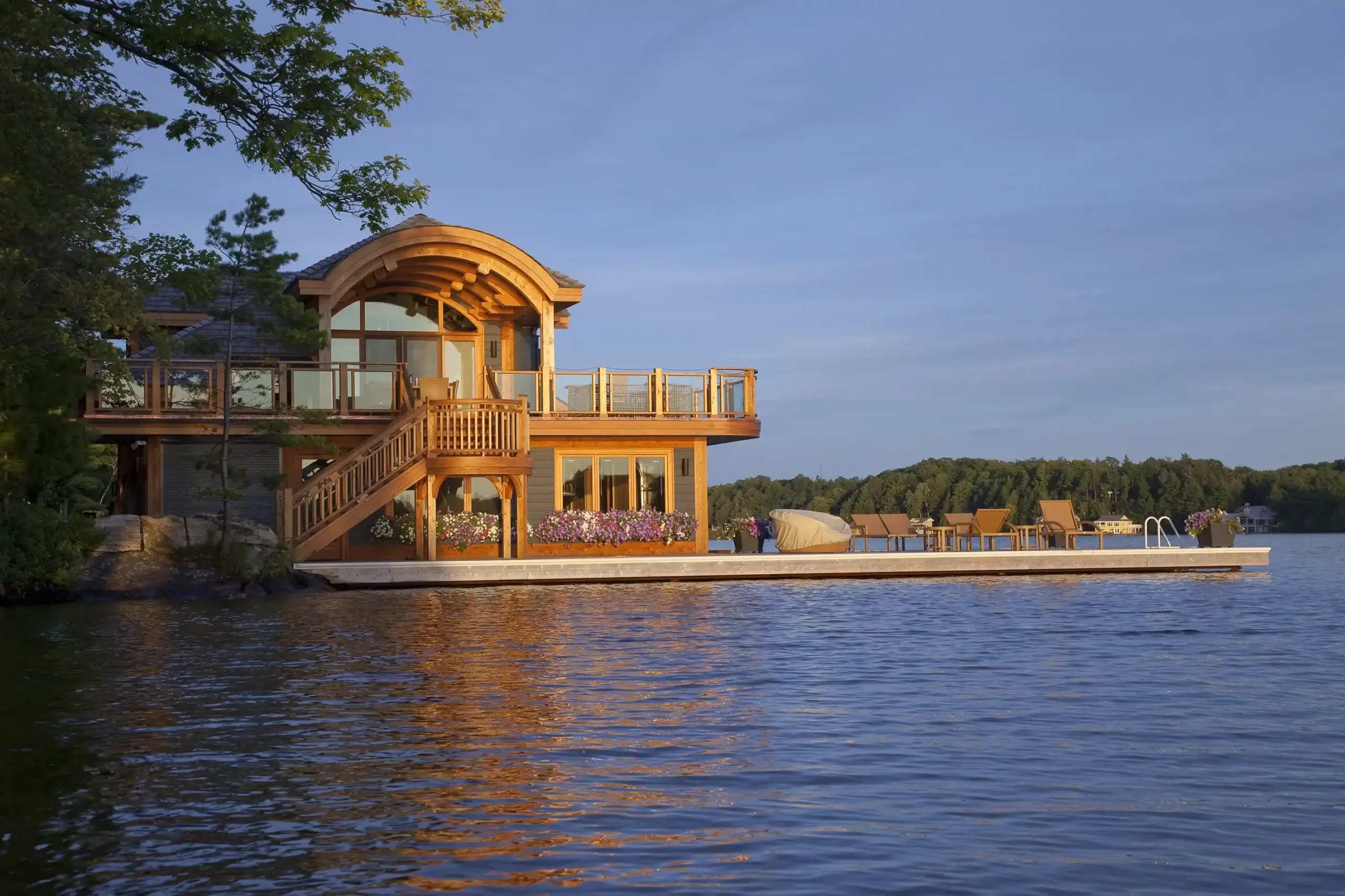 Gilbert + Burke Custom Boathouses
